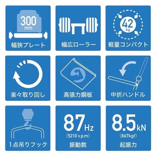 プレートコンパクター　転圧機　新品未使用
