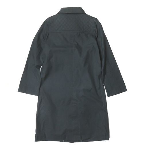 Sally SCOTT サリースコット コットンツイルステンカラーコート 57-51-6003 9AR ネイビー キルティング ステッチ アウター【中古】【Sally SCOTT】