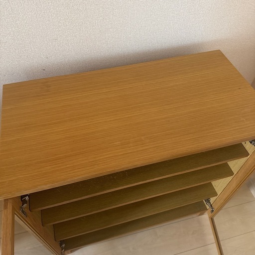 【お取引者様決定済】無印良品 木製キャビネット ガラス扉