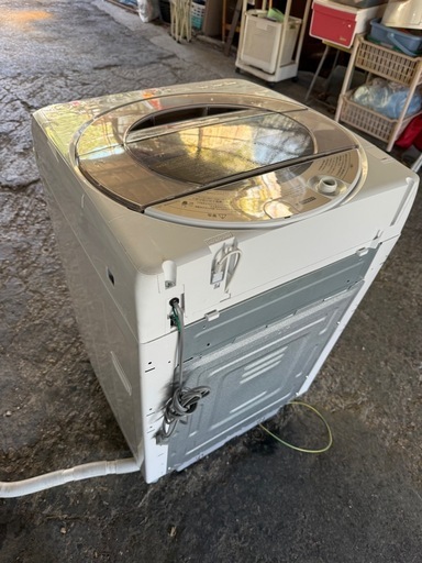 SHARP 洗濯機 7kg 長期90日保証 2022年製 ES-SH7C-N 節水 穴なしサイクロン洗浄