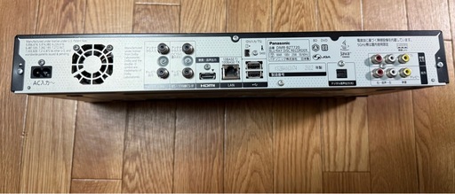 【ジャンク品】パナソニック　ブルーレイレコーダー　