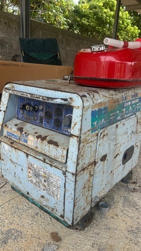 ジャンク:デンヨー発電機2.5KVA溶接150A ジャンク:デンヨー発電機2.5KVA溶接150A (TJ) てだこ浦西の生活家電 