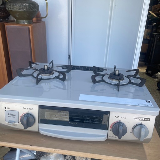 Rinnai KG34NBER リンナイ 都市ガス 2019年製 グリル付き ガステーブル 中古