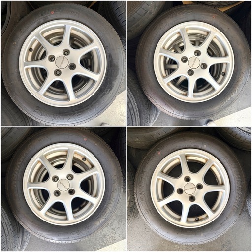 175/65R14中古ノーマルタイヤホイールセット
