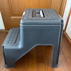 SHINWA シンワ　収納付き椅子　スツール　ステップ台 踏み台　の画像