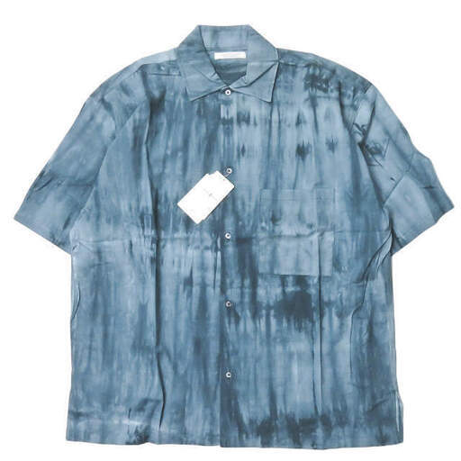 JOURNAL STANDARD ジャーナルスタンダード 20SS タイダイ染め オーバーサイズシャツ 20051600921010 M ブルー 半袖 Tie Dye ビッグシルエット トップス【新古品】【中古】【JOURNAL STANDARD】
