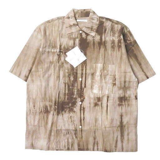 JOURNAL STANDARD ジャーナルスタンダード 20SS タイダイ染め オーバーサイズシャツ 20051600921010 M ベージュ 半袖 Tie Dye ビッグシルエット トップス【新古品】【中古】【JOURNAL STANDARD】