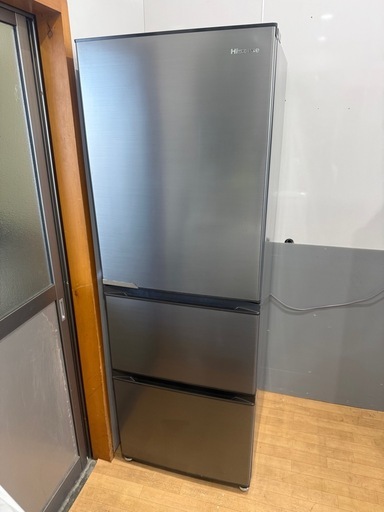 【難あり】ハイセンス　360L  3ドア冷蔵庫　　0416-02