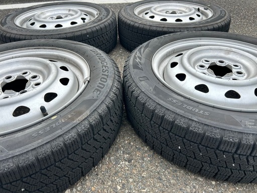 155/65r14インチ　スタッドレスホイール4本セット！！