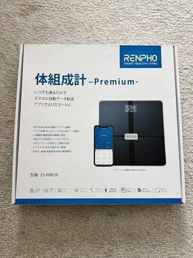 【新品未使用】RENPHO スマート体重計 ES-WB28