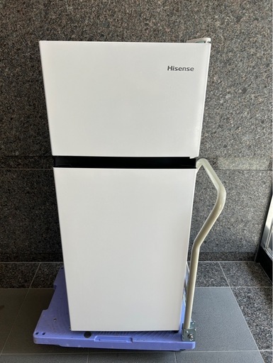 ハイセンス　高年式　一人暮らし冷蔵庫　HR-B12HW 2ドア冷蔵庫