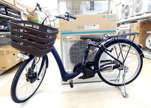 札幌市 清田区 ブリヂストン 電動アシスト自転車 FRONTIA ラクット 24インチ サファイヤブルー ※バッテリー欠品