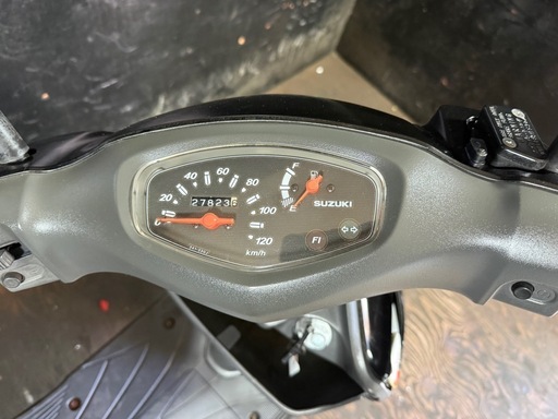 ★支払総額8.0万円★関東圏内即日配送可能！ 全車走行テスト済み！ スズキ アドレスV125 黒 CF4EA 人気のV125！ 4ストインジェクション！ サイスタ付き！ カスタムベースに♪