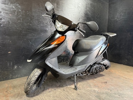 ★支払総額8.0万円★関東圏内即日配送可能！ 全車走行テスト済み！ スズキ アドレスV125 黒 CF4EA 人気のV125！ 4ストインジェクション！ サイスタ付き！ カスタムベースに♪
