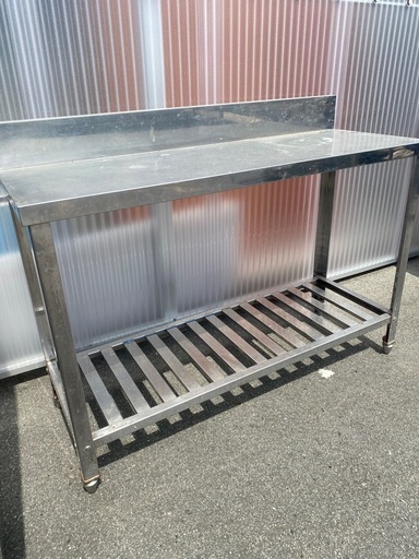 ステンレス製の作業台