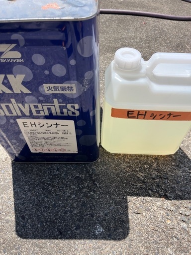 エポキシハイブリッドシンナー 残量4L