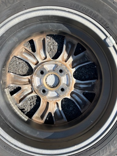 【清掃/メンテ済】トヨタ純正15インチ アルミホイール・タイヤ4本セット（ルーミー/タンク等）