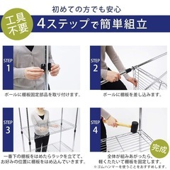 美品•
スチールラック（アイリスオオヤマ）の画像