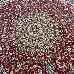 ペルシャ絨毯　Vintage ベルギー製 ウール 円　ラグの画像