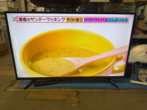 40インチ　テレビ　2018年　山善