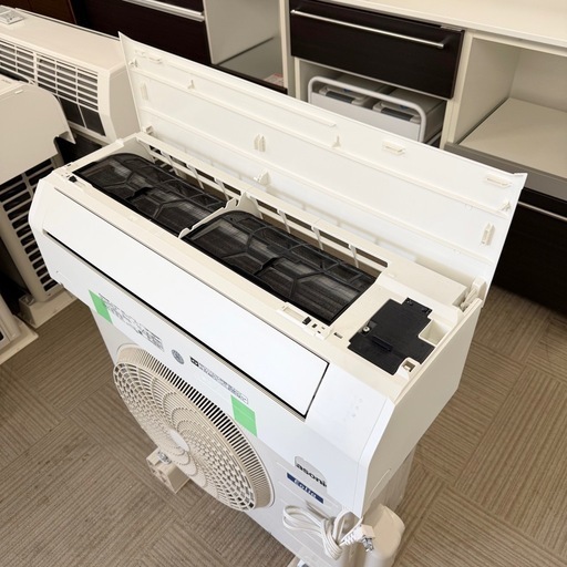 ②【超美品‼️】パナソニック 2024年製 8畳用エアコン エオリア すぐでる冷房 エアフィルター 100V/2.5kw