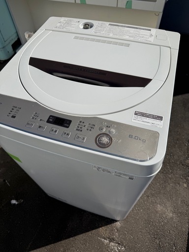 SHARP洗濯機6kg　2021年製