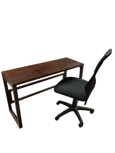 美品　机　椅子セット　机幅約120cm 奥行約45cm 高さ約72cm