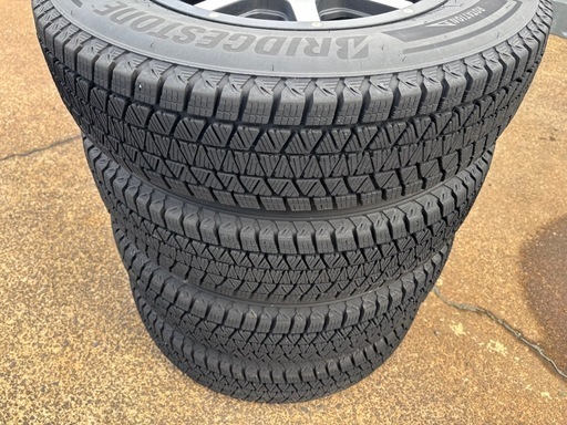 175/80R16 残溝8部山 ブリヂストン DM-V3 MID ホイール 4本