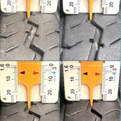 ⑪軽トラ・箱バン用　中古タイヤ4本の画像