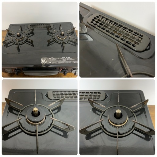Rinnai ガスコンロ KG34NBKL 都市ガス用 グリル付