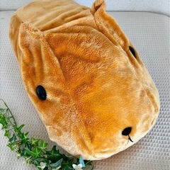 でっかいカピバラ さんクッション ぬいぐるみ約50cmの画像