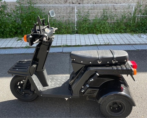 ジャイロX　3人乗り　側車付軽二輪登録　
