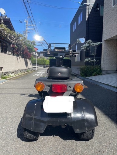 ジャイロX　3人乗り　側車付軽二輪登録　