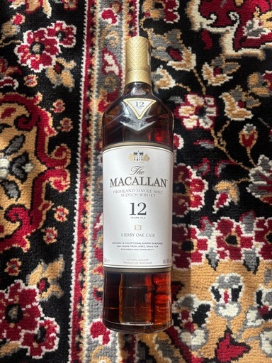 MACALLAN 12年 ハイランドシングルモルトウイスキー 700ml 未開封