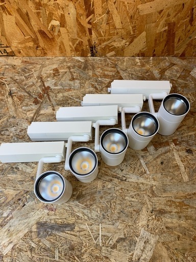 A614039 DAIKO(大光電機) LZS-9107FWM8 LED照明 スポットライト 5台セット 2025年製 白 100V 50/60Hz LED 照明器具 店舗用品 事務所