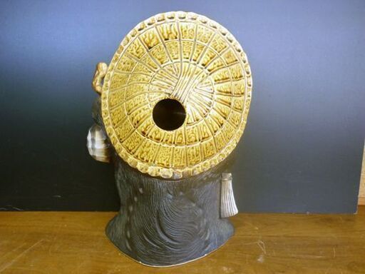 ☆陶器製 たぬきの置物 幅29cm 奥行21cm 高さ41cm 縁起物 狸 商売繁盛 金運招来 開店祝い タヌキ 13号相当 札幌市 豊平区 平岸店