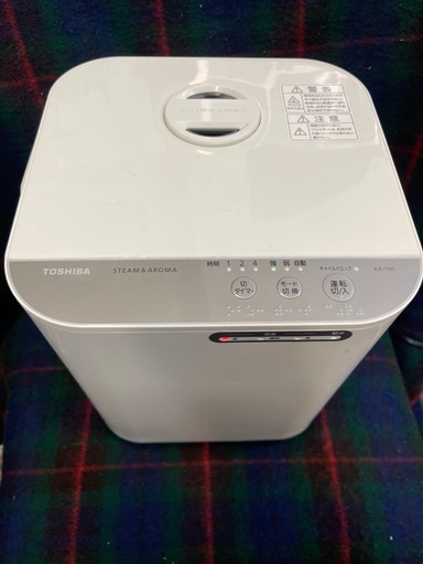 東芝 加湿器 KA-Y60(W) スチーム式 約600mL/h 2020年製