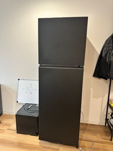 【2026年購入】パナソニック Panasonic 冷蔵庫 トップフリーザータイプ（248L・幅55.5cm・右開き・2ドア・マットブラック） NR-B253T-K
