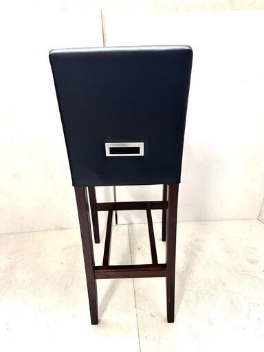 【自社配送は札幌市内限定】RESTAREA/レスタリア ハイチェア レスタックS70 ブラック系 未使用品 倉庫保管品
