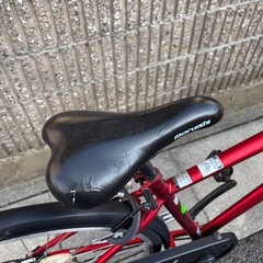 27インチ自転車　6段変速 カゴ付きの画像