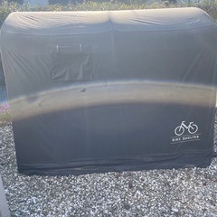 自転車、バイクサイクル小屋ガレージ！ラダー付きの画像