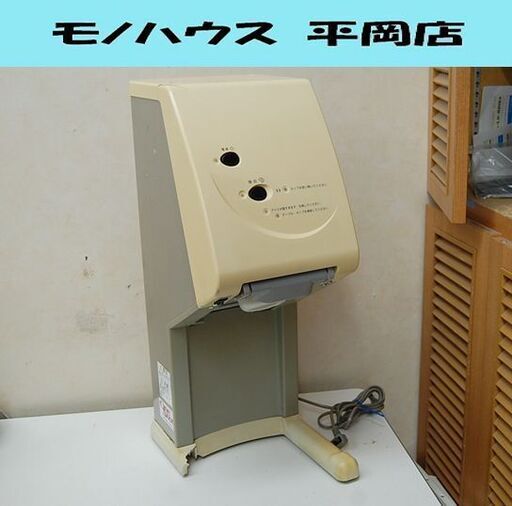 ② ジャンク扱い 脚破損 サンデン アイスマシン One Shot OS3 CIM-03A 100V 50/60Hz 通電・ボタン反応確認済 業務用 ソフトアイス抽出機 札幌市 清田区 平岡