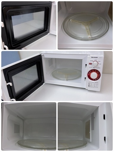 【?買取市場 6ヶ月保証】R604 ☀️ SHARP / シャープ 電子レンジ（20L / 700W / 60Hz西日本専用）RE-T