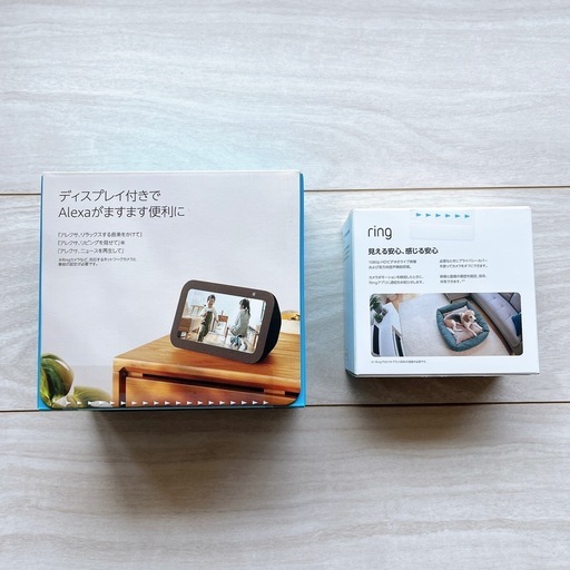 【未開封新品】スマートホームセット/Ring Indoor Cam/Echo Show 5