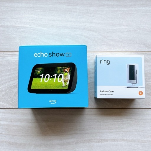 【未開封新品】スマートホームセット/Ring Indoor Cam/Echo Show 5