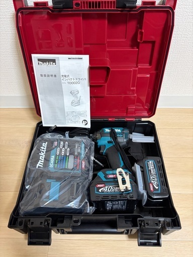 〔新品未使用〕マキタ 40v 2.5mAh インパクトドライバ　TD002GRDX