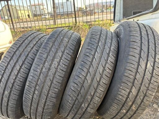 185/70R14夏タイヤ（スチールホイール付)