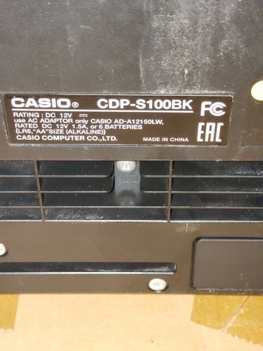 CASIO CDP-S100BK 88鍵電子ピアノ　ジャンク　20年製 CASIO CDP-S100BK 88鍵電子ピアノジャンク20年製 (片付けダイエット