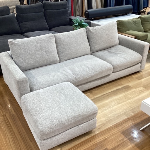 【トレファク神戸南店】FORMAX 3人掛けソファー　オットマン付き【取りに来られる方限定】