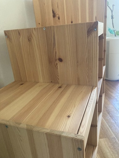 IKEAイケア・トロファスト・階段ラック棚板付き